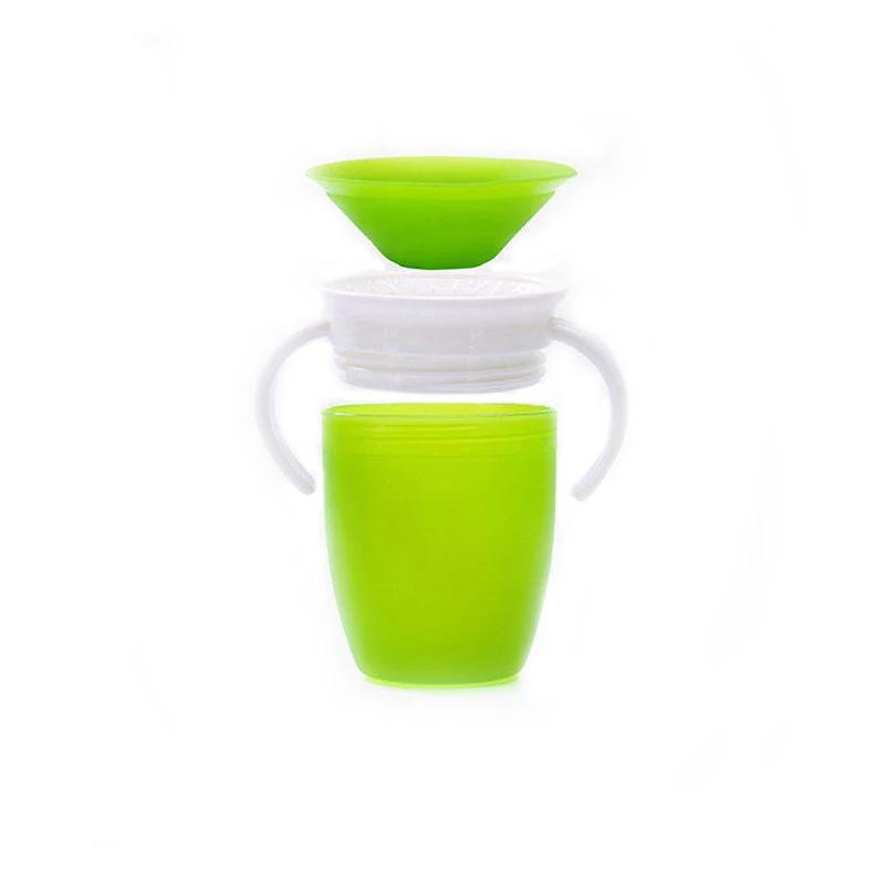 Les gobelets magiques pour bébé peuvent être tournés, tasse d'apprentissage pour bébé, bouteille d'e