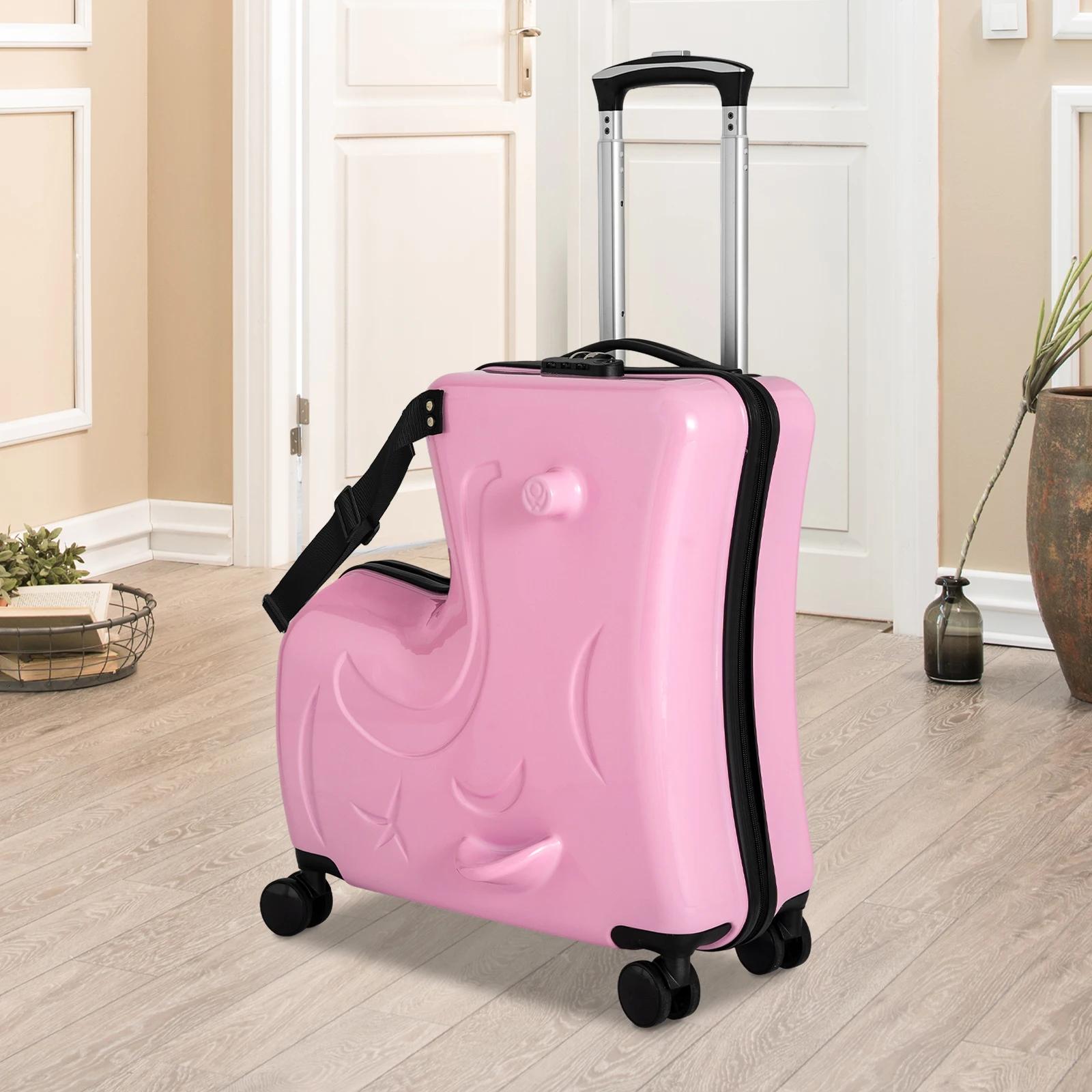 NOUVELLE Valise à roulettes 20 pouces pour enfants avec double roue pivotante, capacité de 66 lb, ba