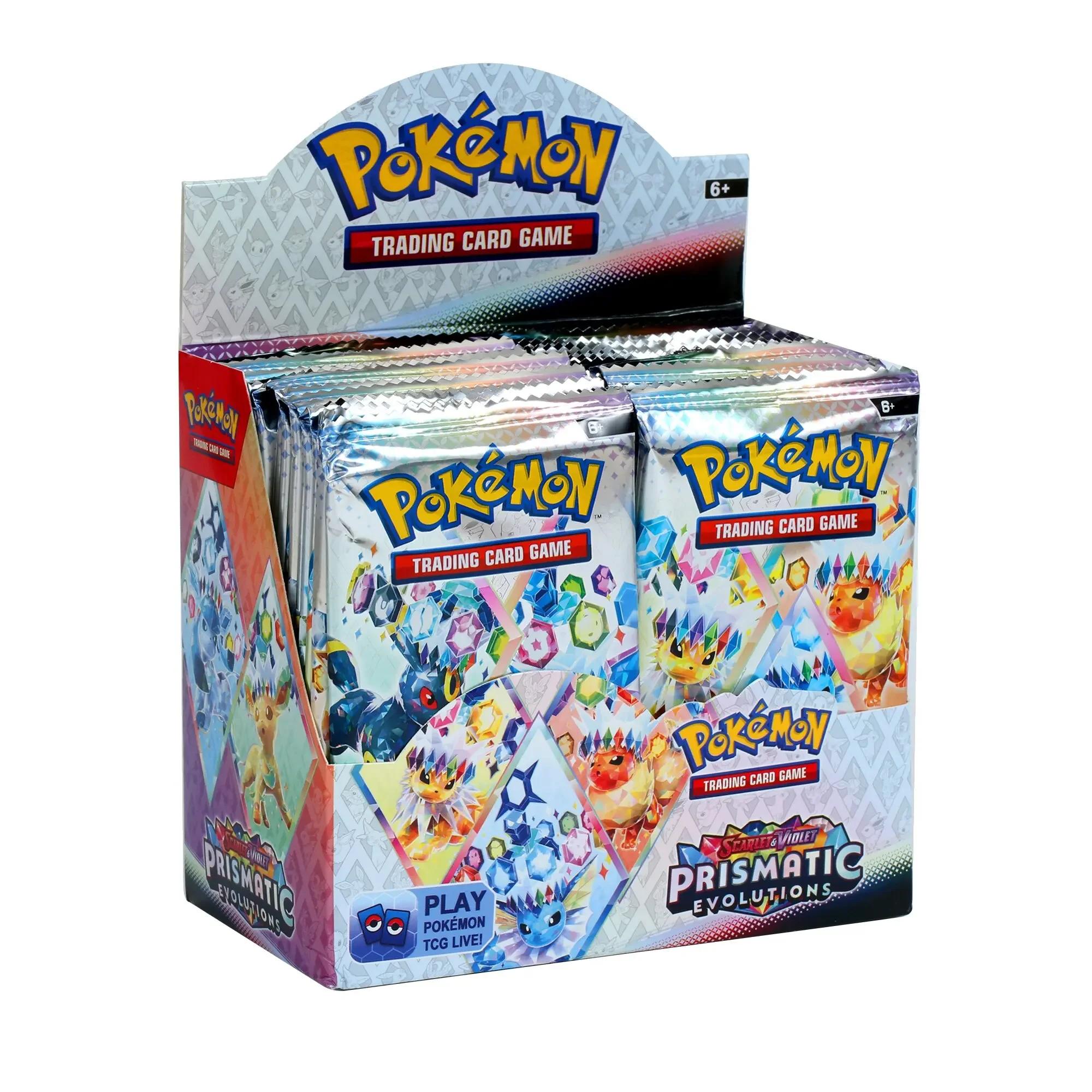 360 cartes Pokémon Prismatic Evolutions PHANTASMAL FLAMES Scarlet Violet 151 Black Bolt Booster Batt