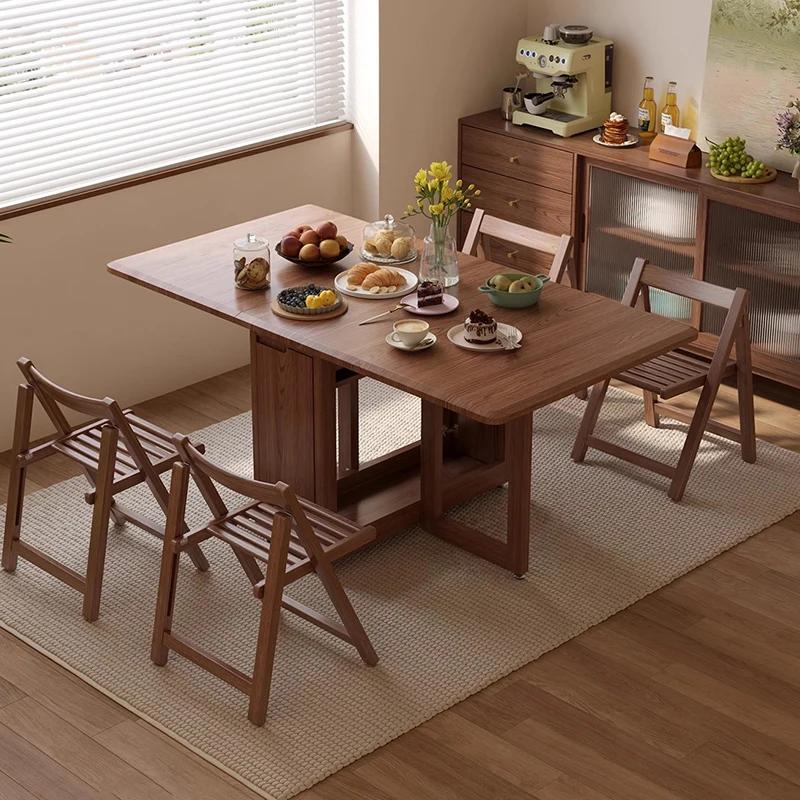 Table à manger de luxe du milieu du siècle avec chaises Tables à manger élégantes carrées Vintage ré