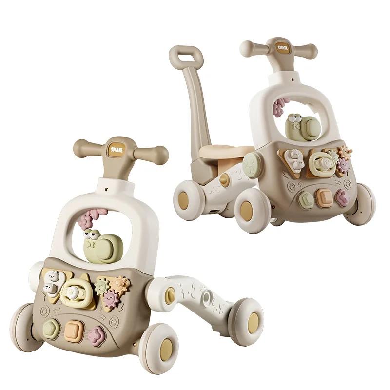 Table de jeu pour enfants, jouet d'apprentissage à marcher, poussette multifonctionnelle pour bébés 
