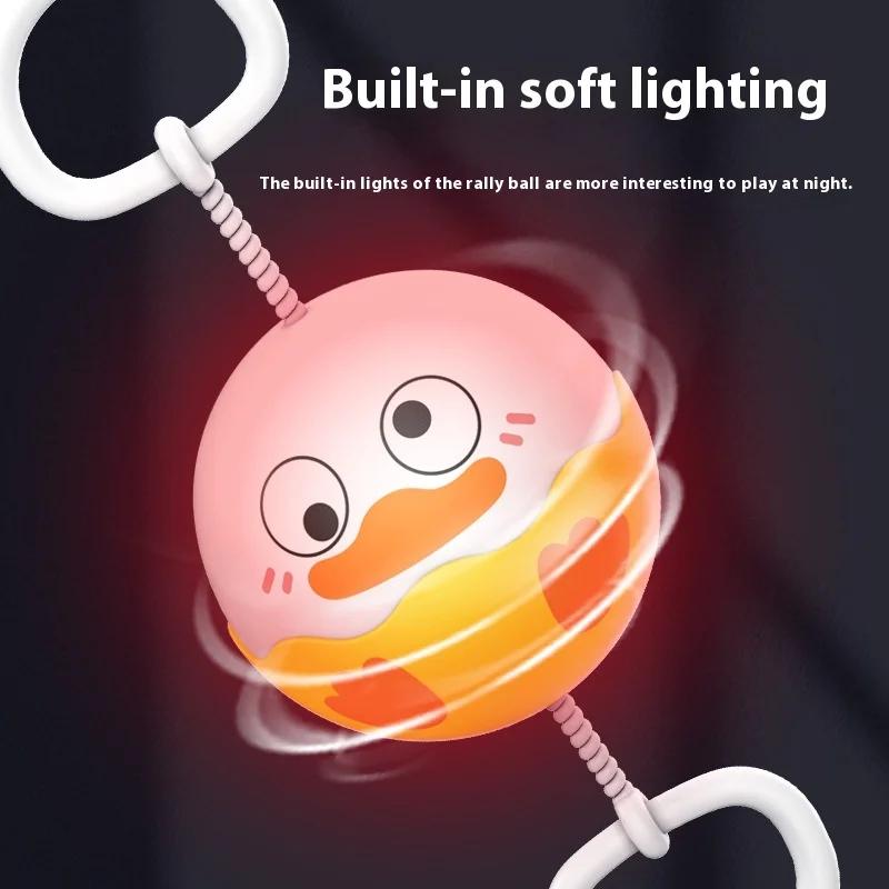 Boule volante à Flash rotatif, jouet à câble rotatif, lumière LED lumineuse, loisirs, soulagement du