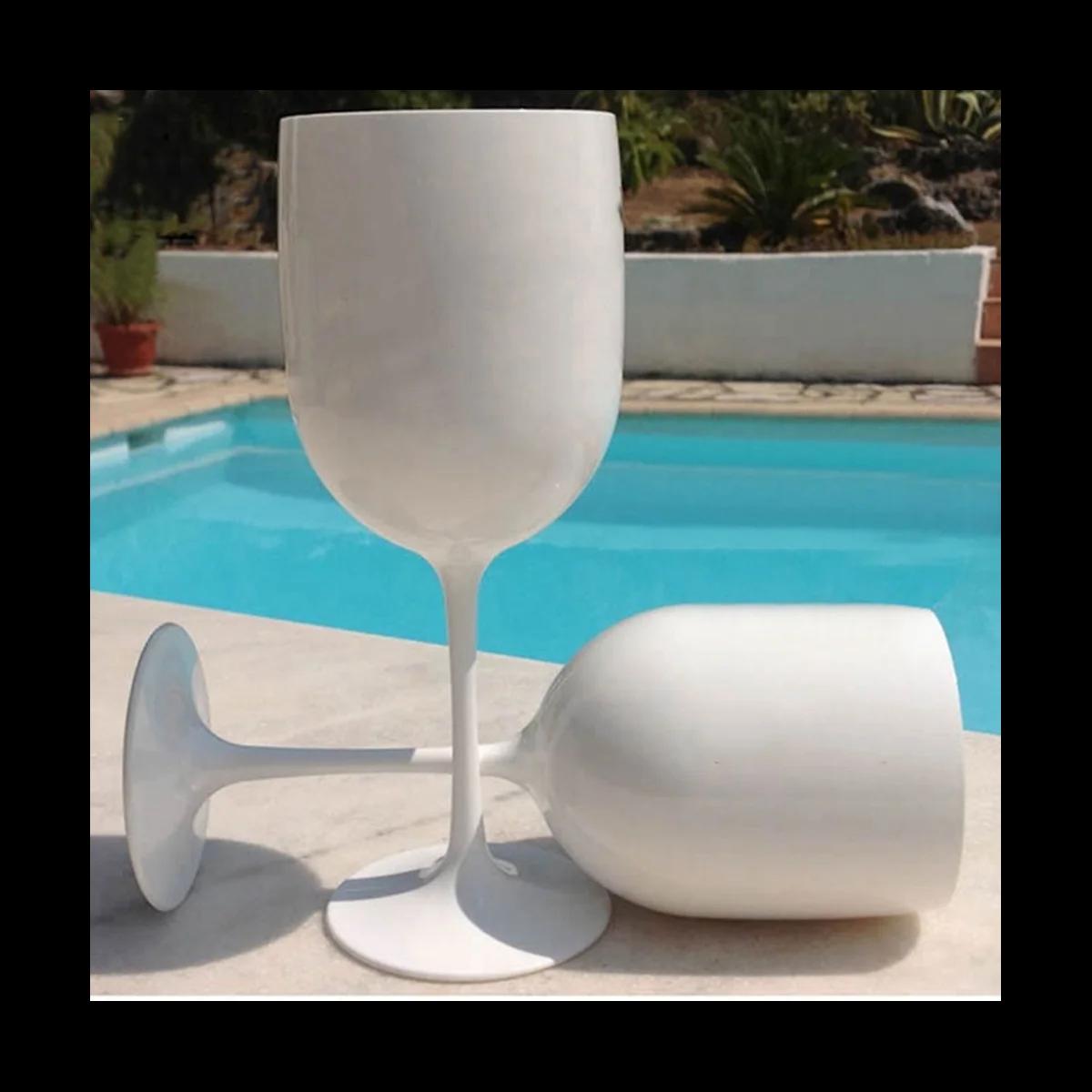ATIONS-Verres à vin incassables et fourmis, verres à vin en plastique, très incassables, 4 pièces