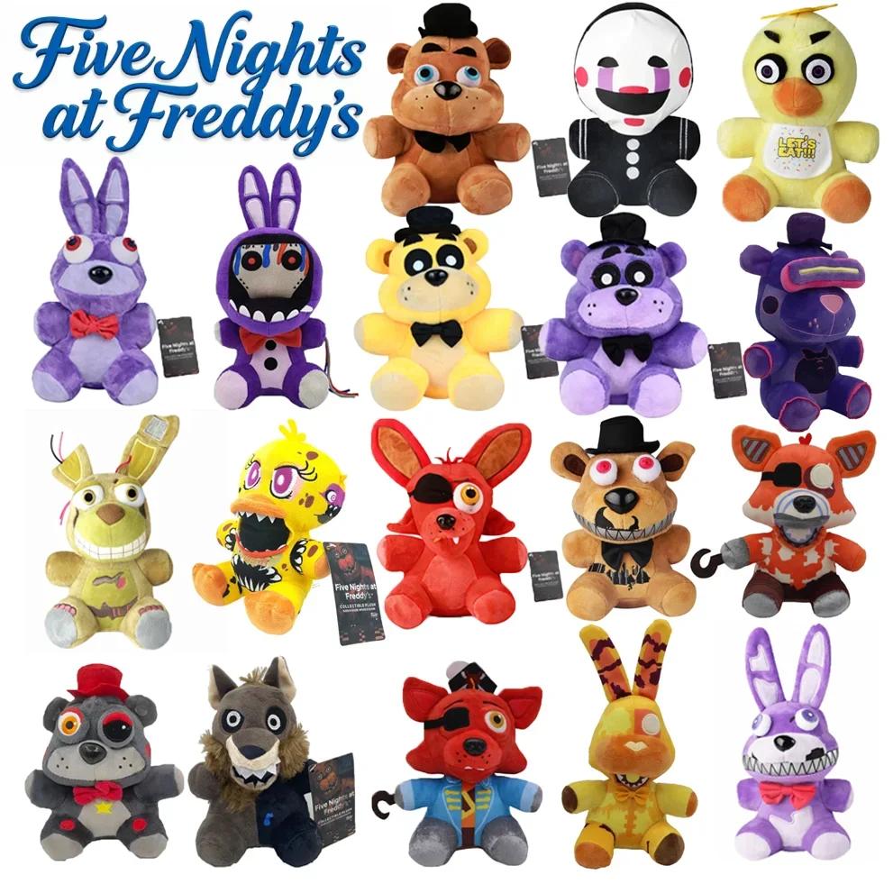 Spot cinq nuit à Freddy Fnaf mignon jouets en peluche jeu poupée Bonnie ours Foxy dessin animé poupé