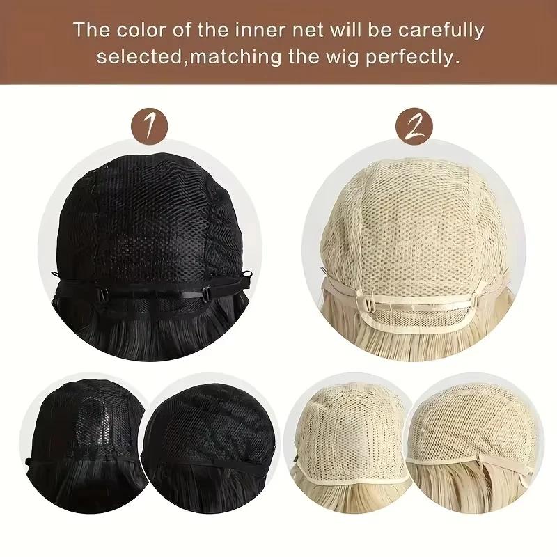 Perruque longue droite synthétique noire la plus vendue pour le cosplay d'Halloween et l'usage quoti