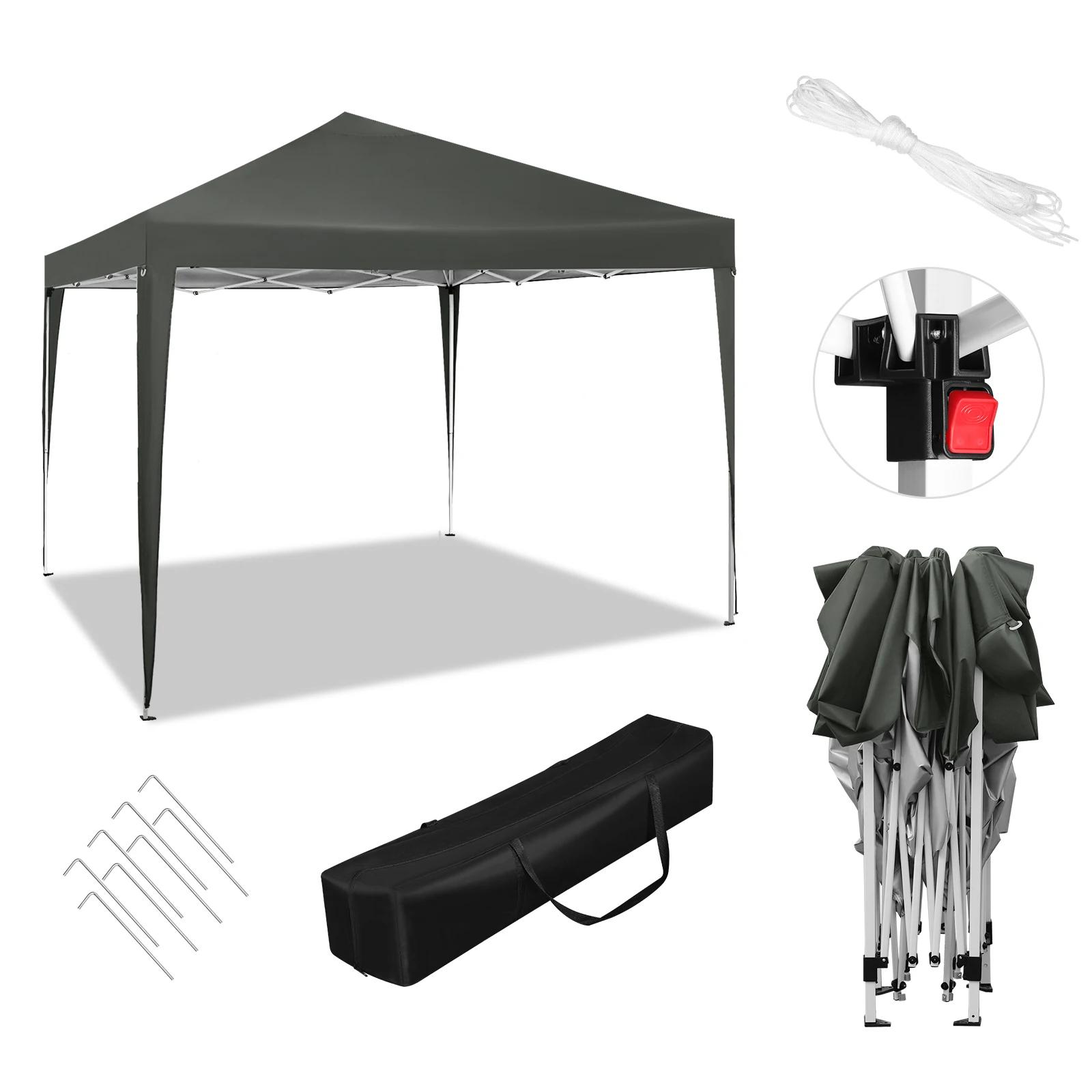 Gazebo de jardin pliable Pop-Up, Patio, étanche, Camping, Festival, pagode, tente, Protection solair