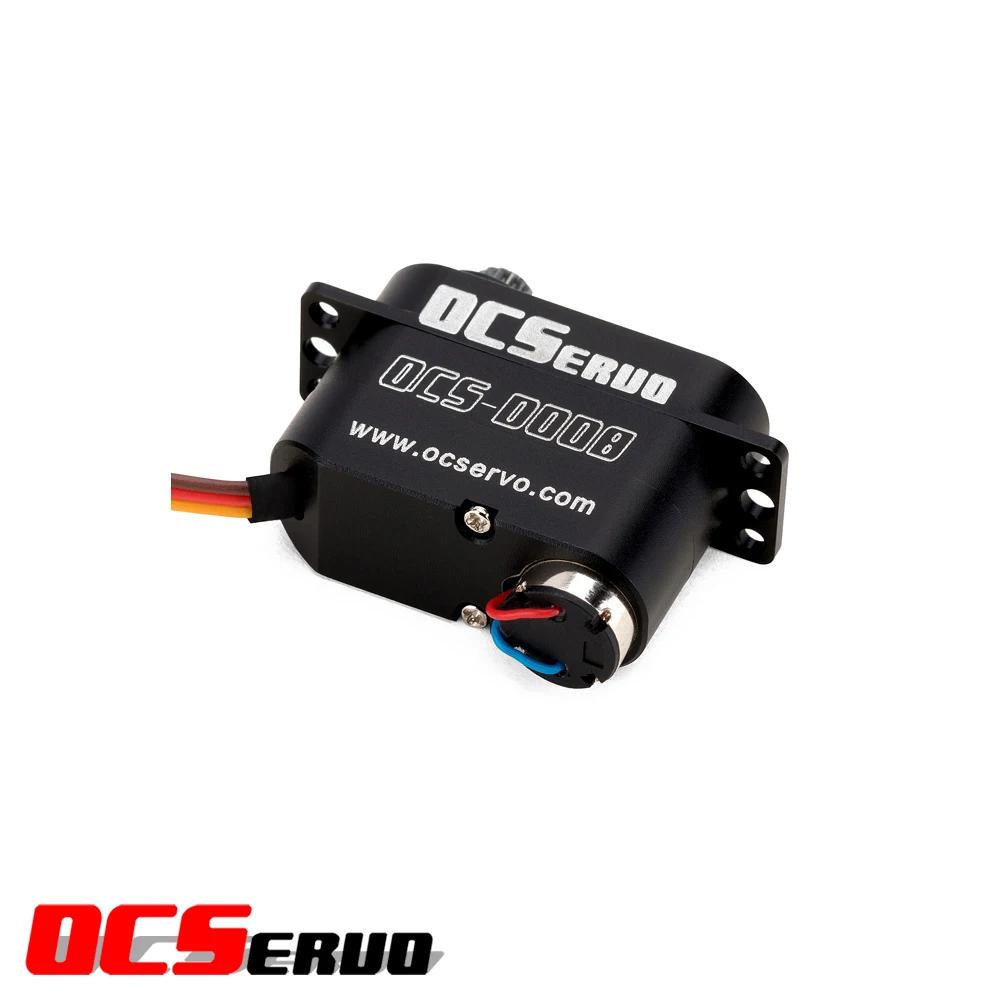 OCS-D008 7,4 V 3,2 kg.cm 7,7 g 0,07 S/60 °    Moteur sans noyau Micro servo engrenage métallique tou