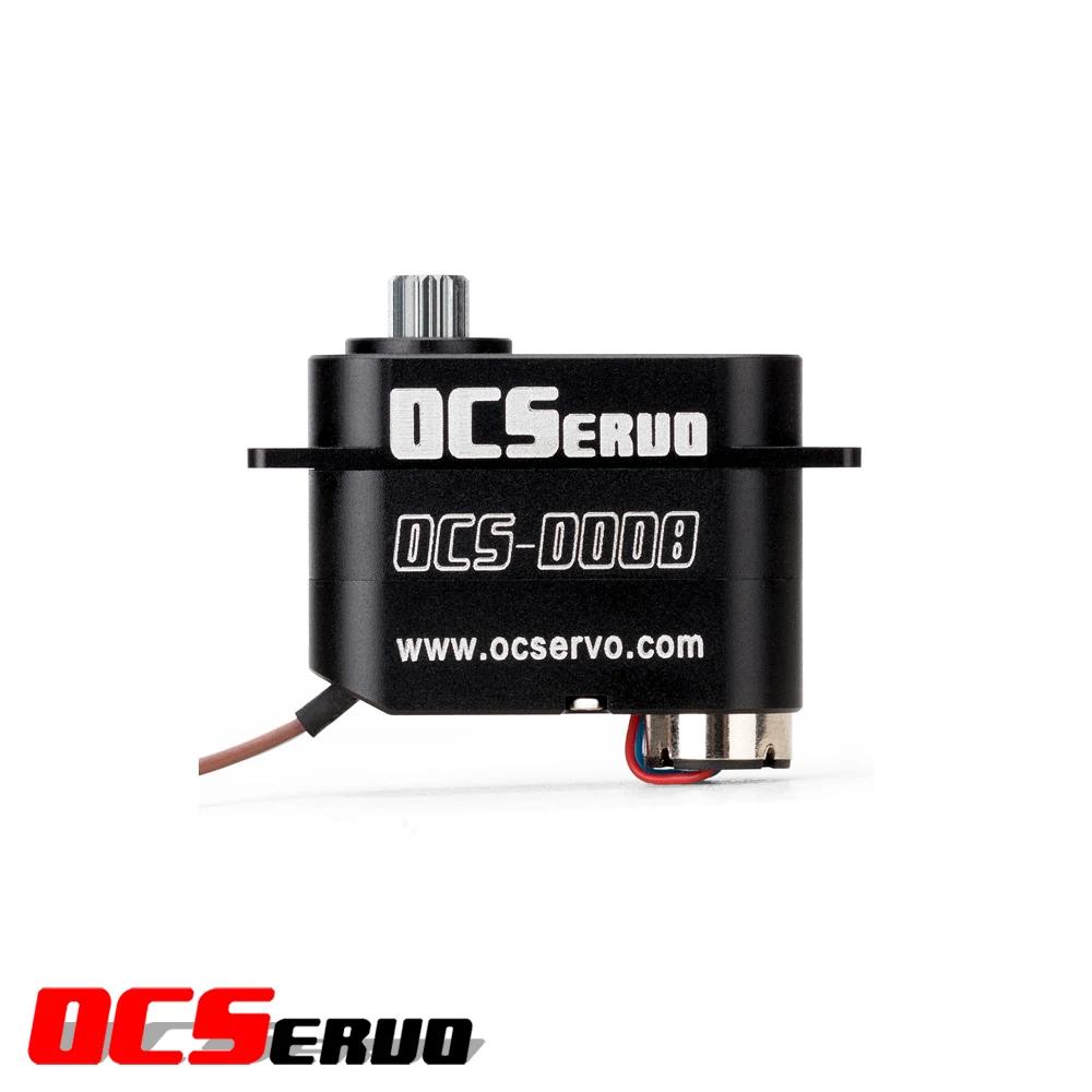 OCS-D008 7,4 V 3,2 kg.cm 7,7 g 0,07 S/60 °    Moteur sans noyau Micro servo engrenage métallique tou