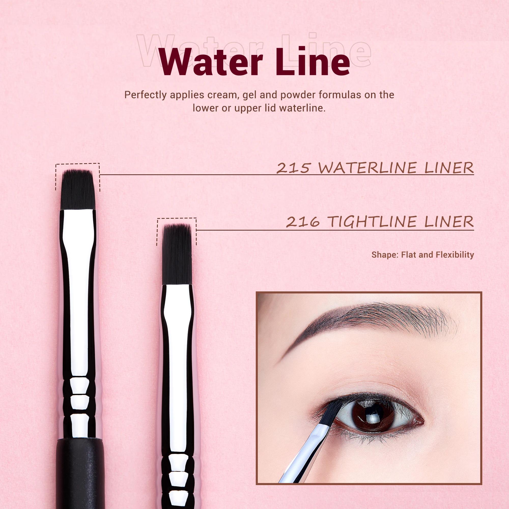 Jessup ensemble de pinceaux Eyeliner, 11 pièces pinceau Eyeliner professionnel, ensemble de pinceaux