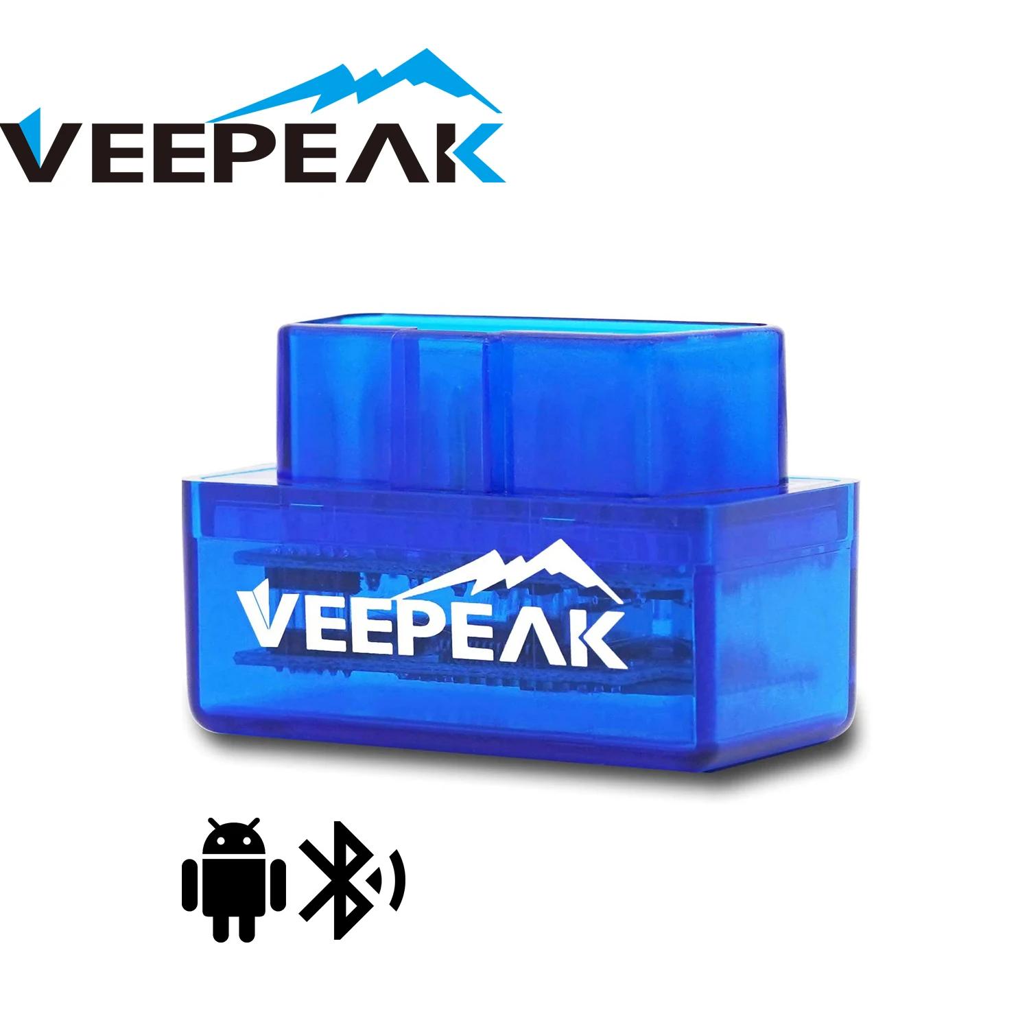 Veepeak Mini Scanner Bluetooth OBD2 pour Android, Outil de Diagnostic Automobile OBD II, Lecteur de 