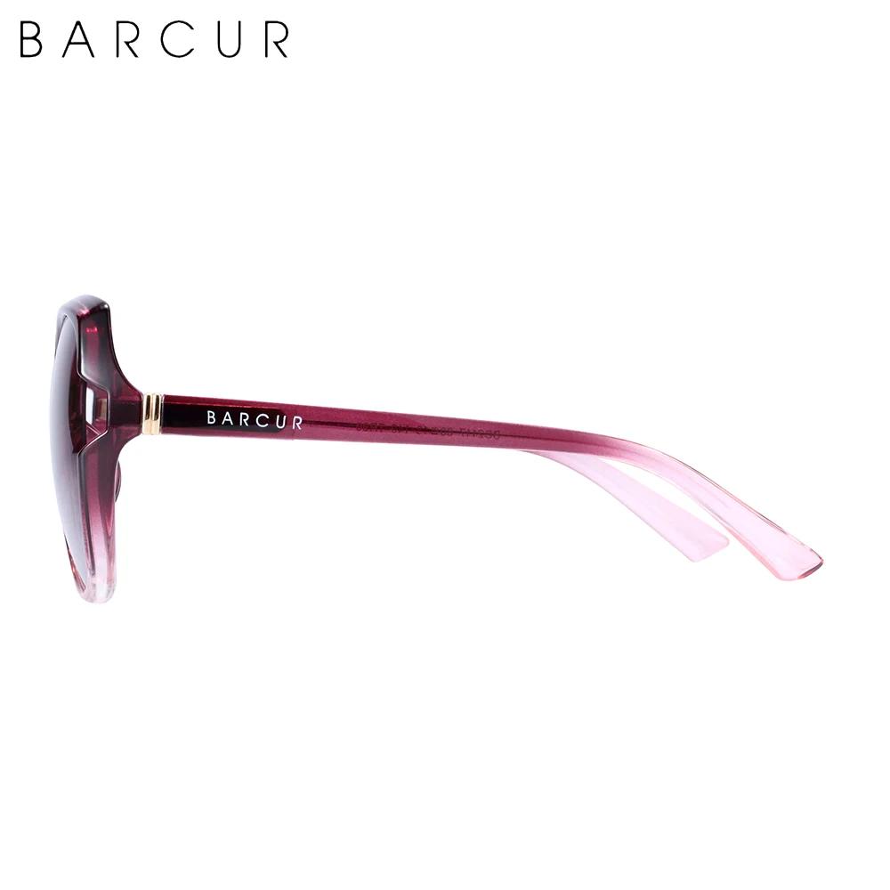 BARCUR lunettes de soleil femmes surdimensionné lunettes de soleil polarisées pour lunettes pour fem