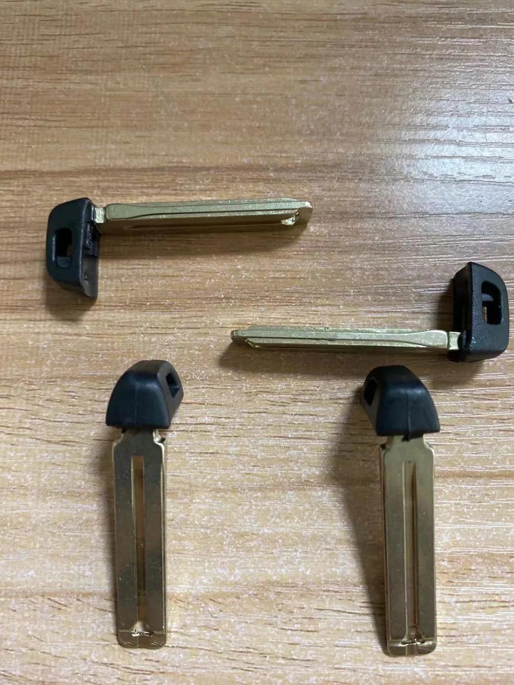 Keychannel 10 pièces lame de clé de voiture d'urgence télécommande intelligente insérer lame de clé 