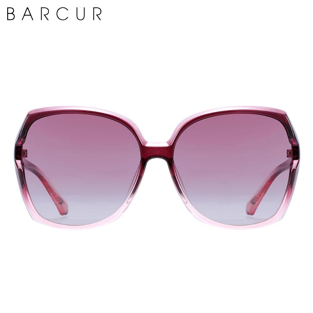 BARCUR lunettes de soleil femmes surdimensionné lunettes de soleil polarisées pour lunettes pour fem