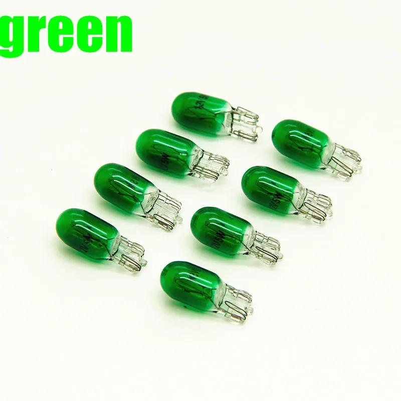 100 ampoules de voiture à filament unique T10 W5W 501 194, blanches, claires, en verre, 12V 5W W2.1x