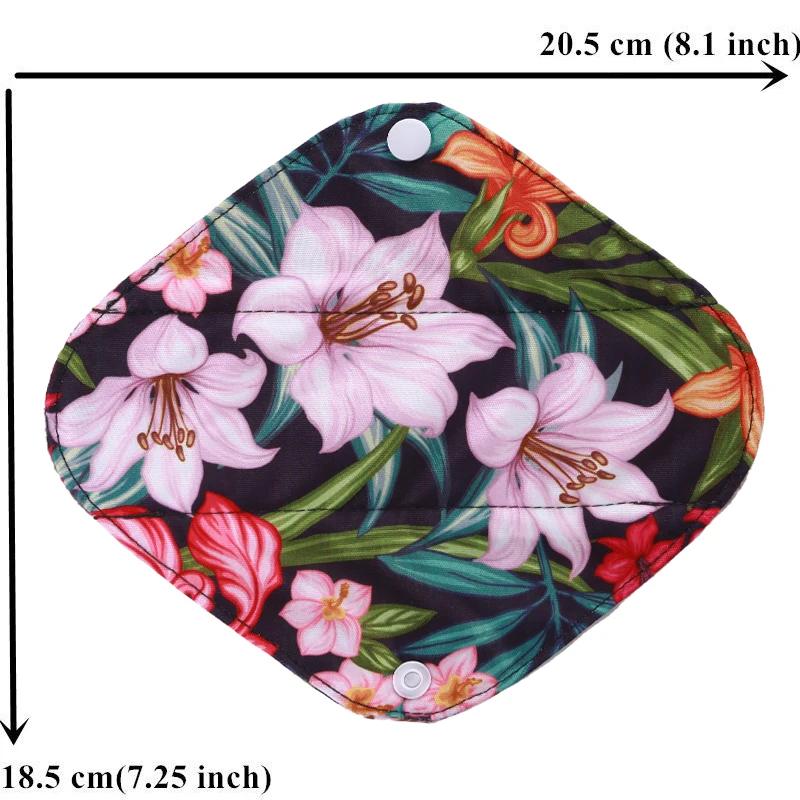 Serviettes hygiéniques réutilisables charbon bambou 10 pièces - Doublure lavable maternité et règles