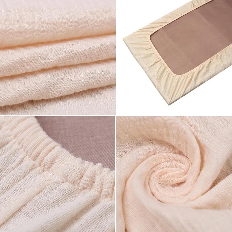 Drap-housse de lit en coton pour bébé