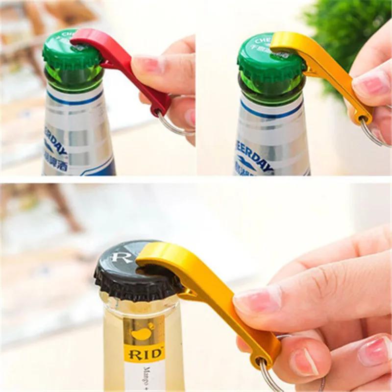 Ouvre-bouteille de bière portable en aluminium