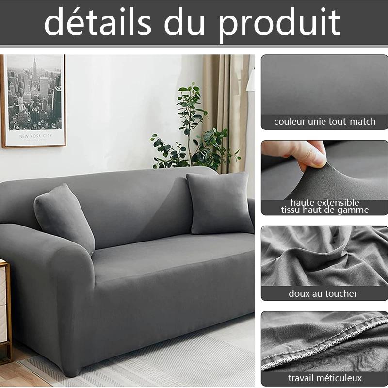 Housses de canapé d'angle solide