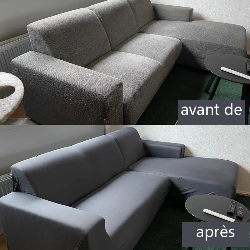 Housses de canapé d'angle solide