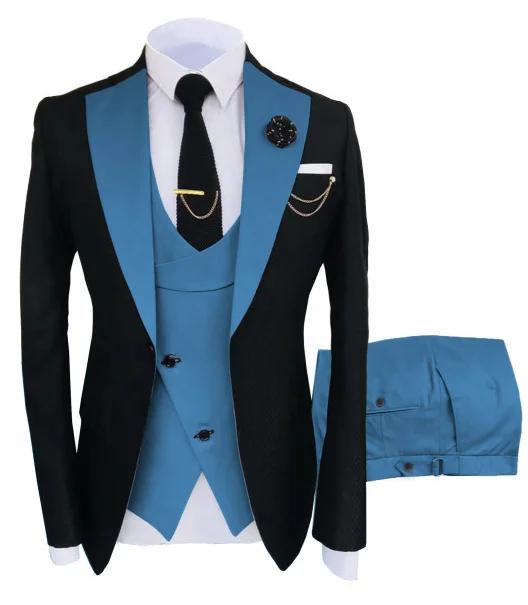 Nouveau Costume Homme vêtements populaires de luxe fête scène hommes