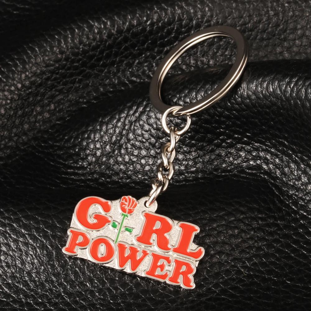 Porte-clés Girl Power pour femme, concepiste, pour se baigner