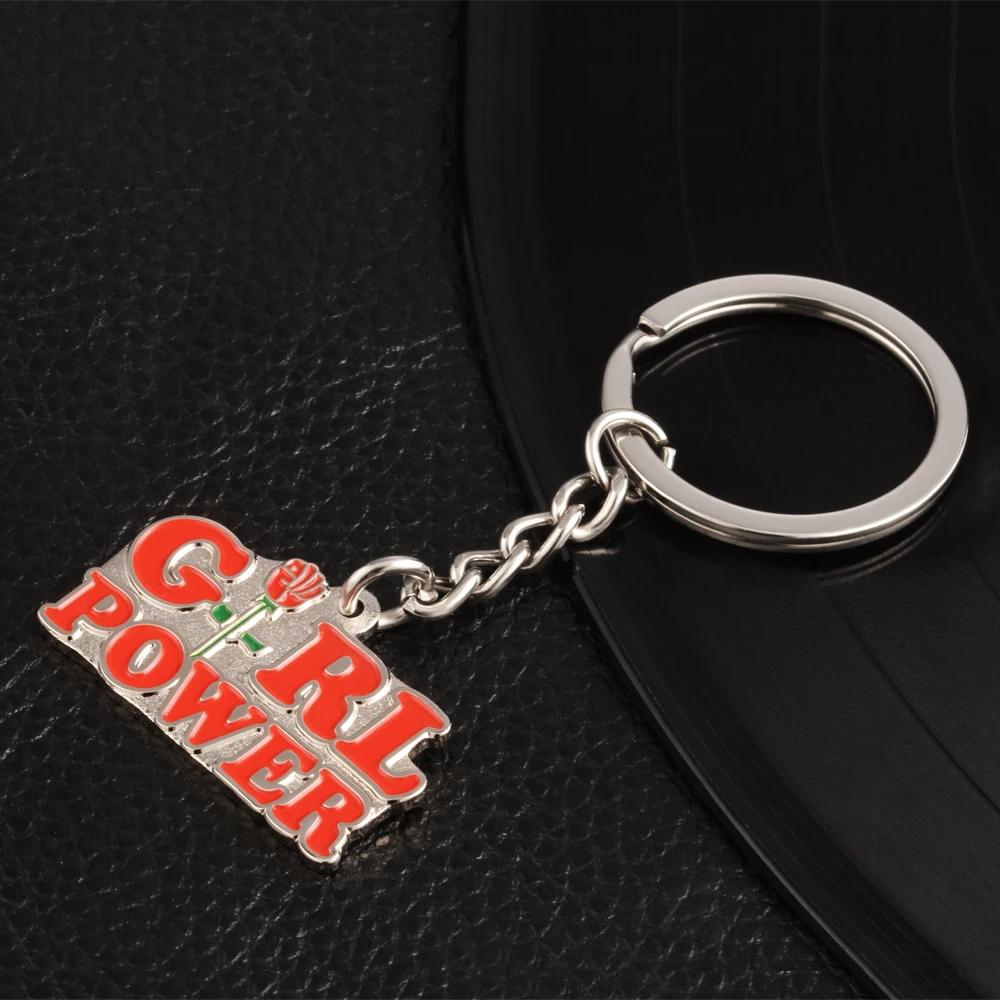 Porte-clés Girl Power pour femme, concepiste, pour se baigner
