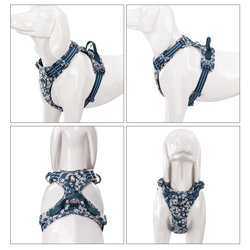 TruelGru- Tissu en coton SFP Floral pour animaux de compagnie