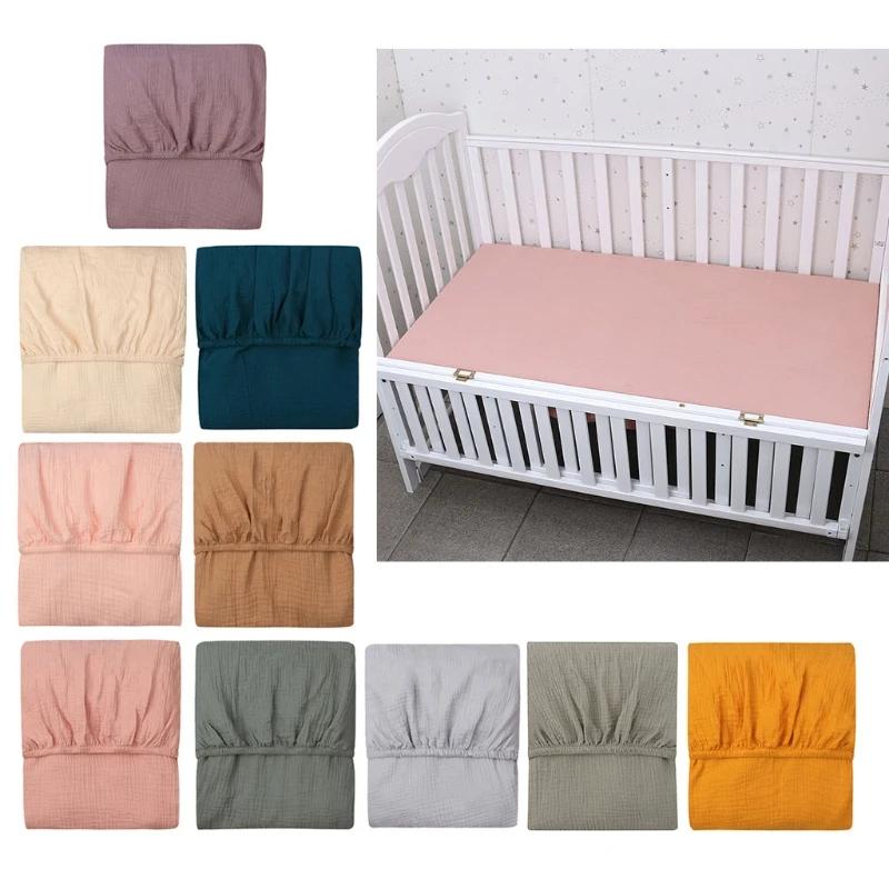 Drap-housse de lit en coton pour bébé