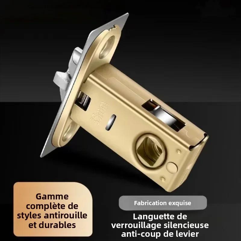 Pêne dormant de porte intérieure sans clé