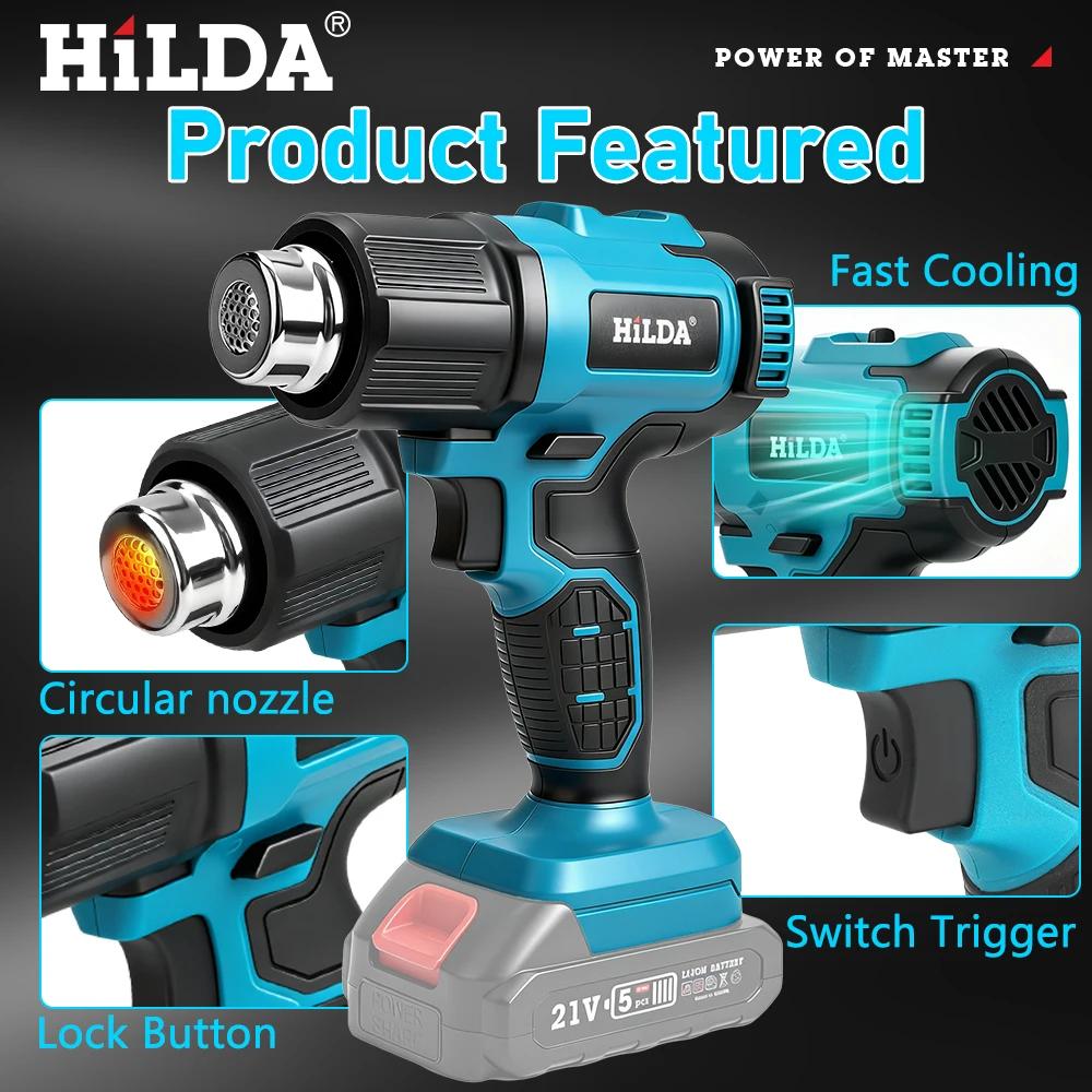 Pistolet à air chaud portatif HIDLA 21V