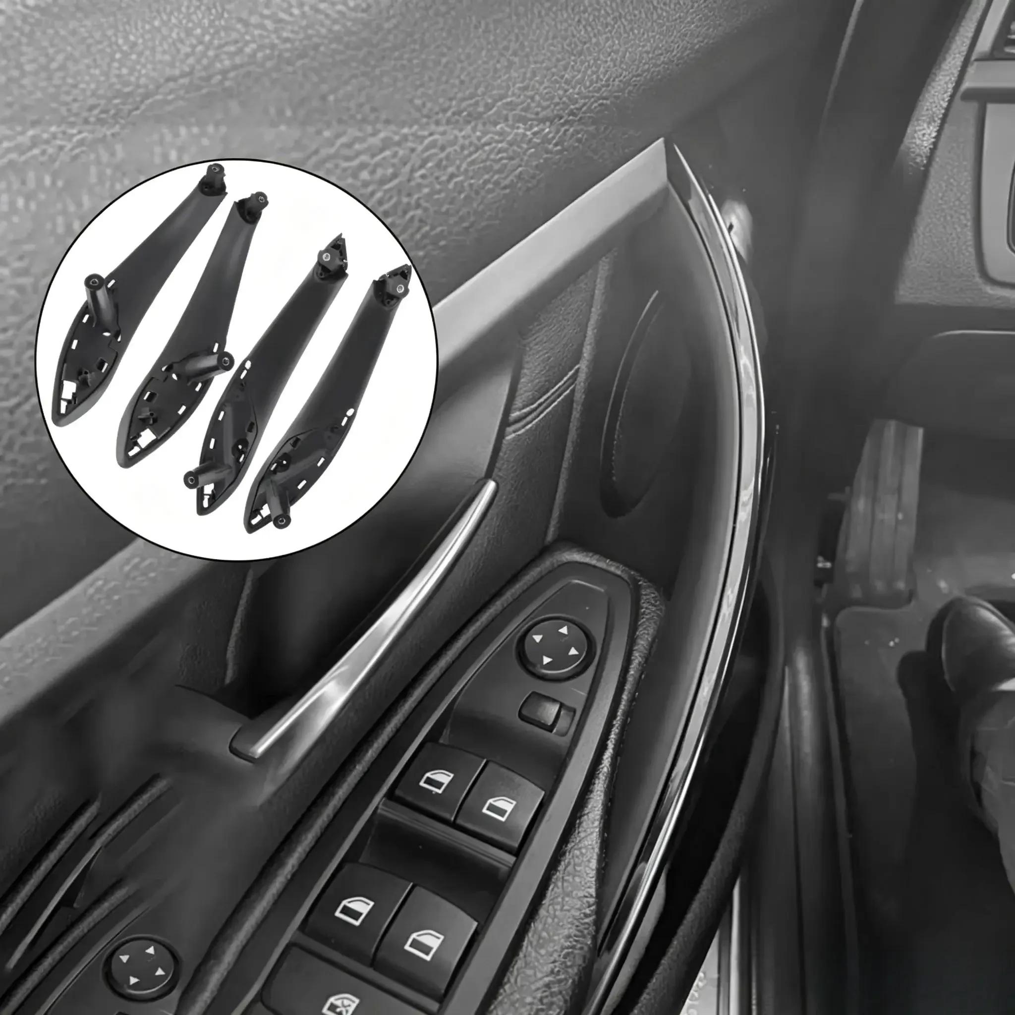 Cache-poignée de porte intérieur noir pour BMW F30 F80 F31 F32 F34 F35 – Poignées de porte avant/arrière gauche/droite
