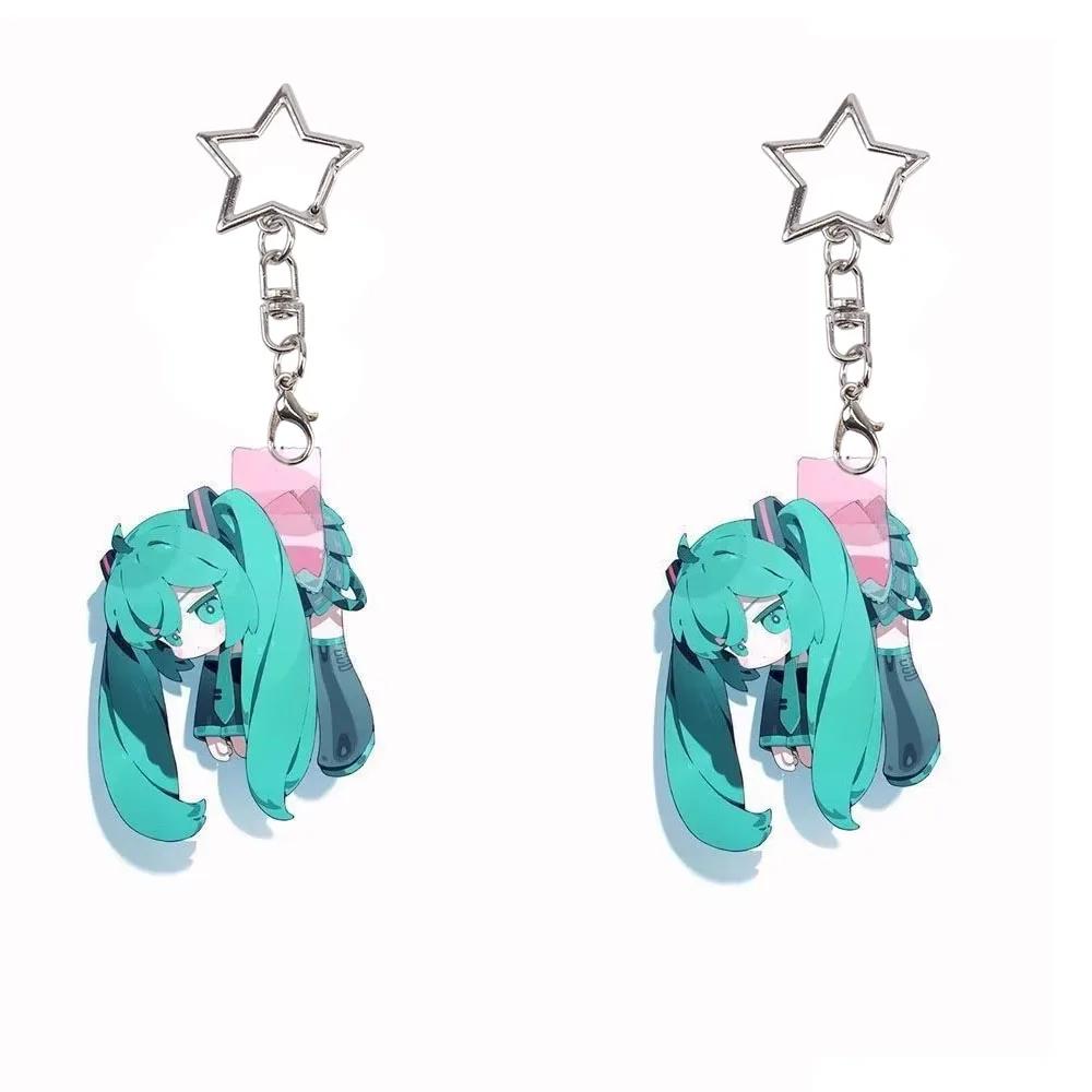 Miku acrylique porte-clés livre sac à dos