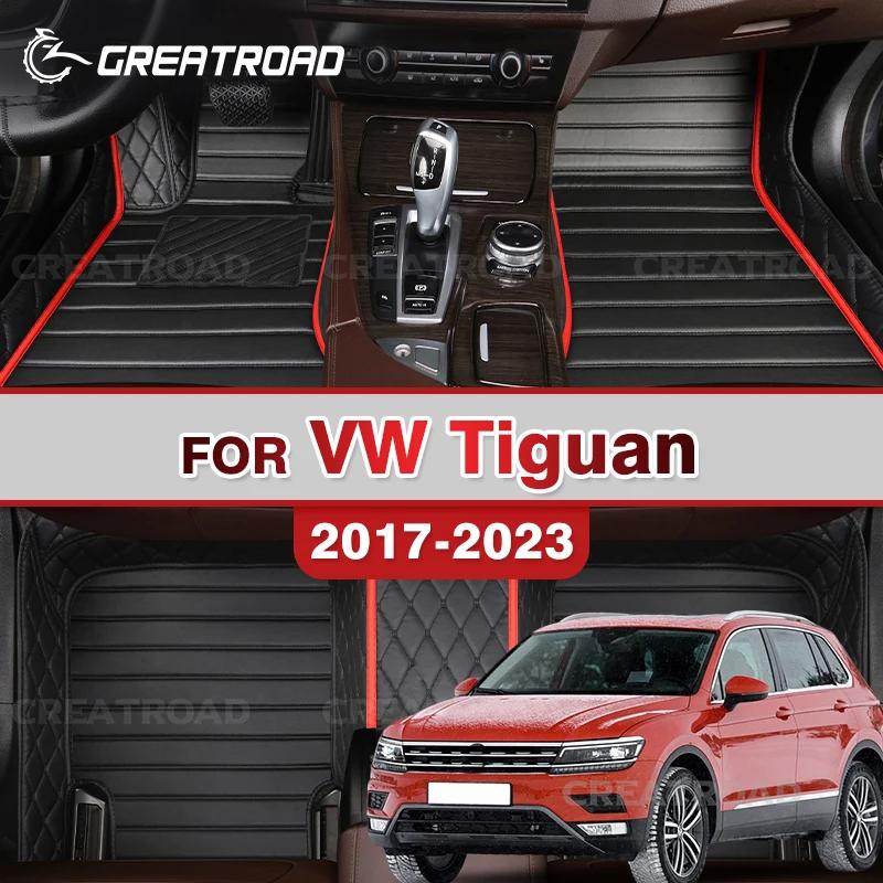 Tapis de sol de voiture pour Volkswagen VW Tiguan 2017 2018-2022 2021 22
