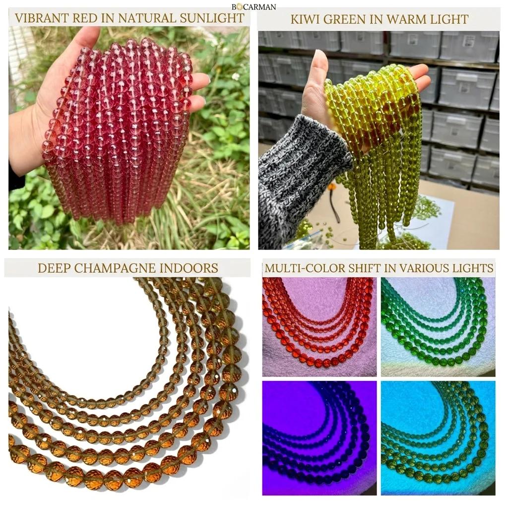 Zultanite couleur changeante perles en vrac bijoux à bricoler soi-même faisant des fournitures accessoires différentes s