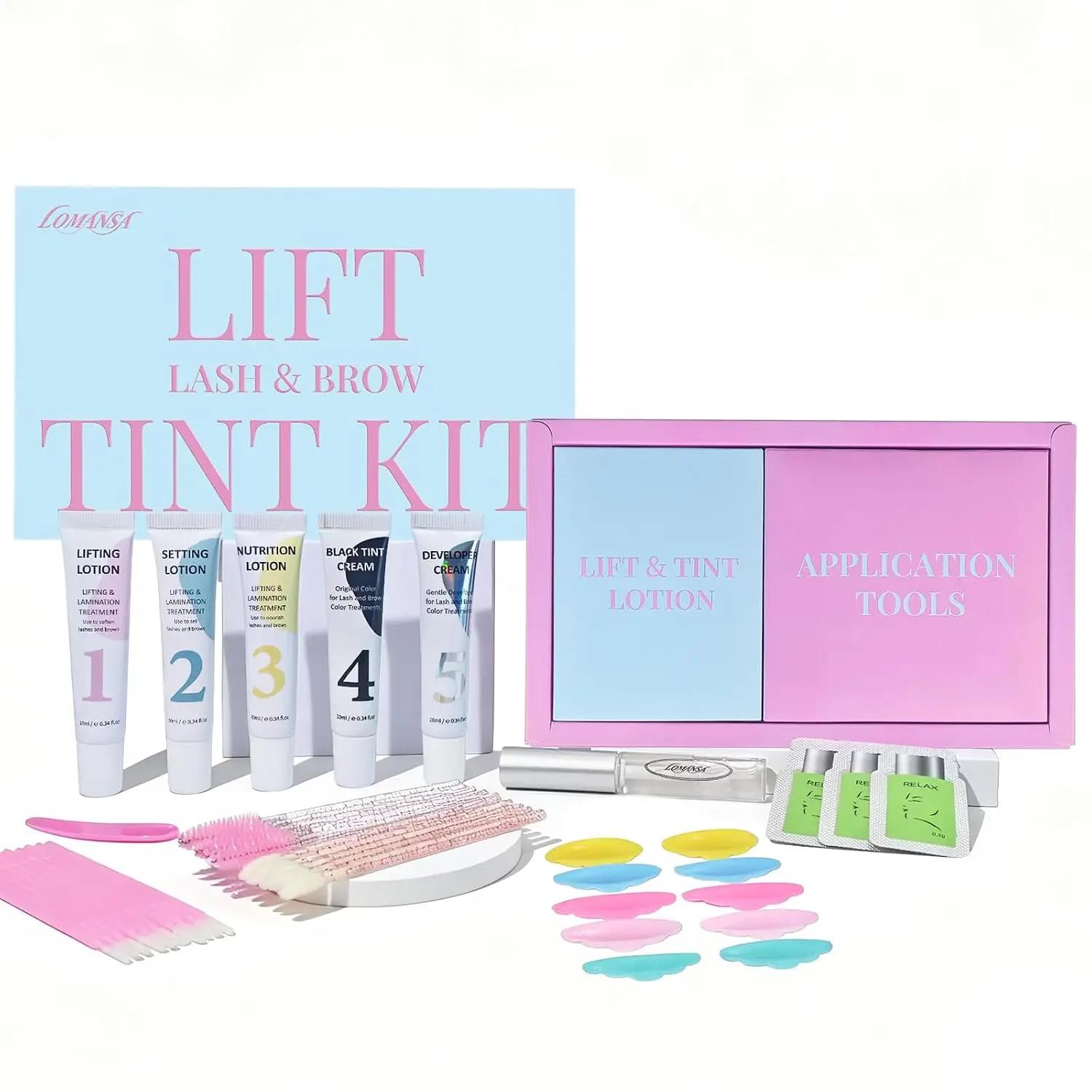Kit Lomansa Lash Lift et Coloration Noir Intense pour Cils – Tenue Forte 4 Semaines