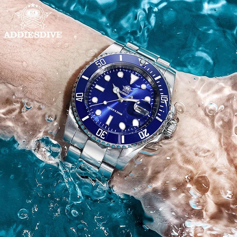 ADDIESDIVE montre en acier inoxydable