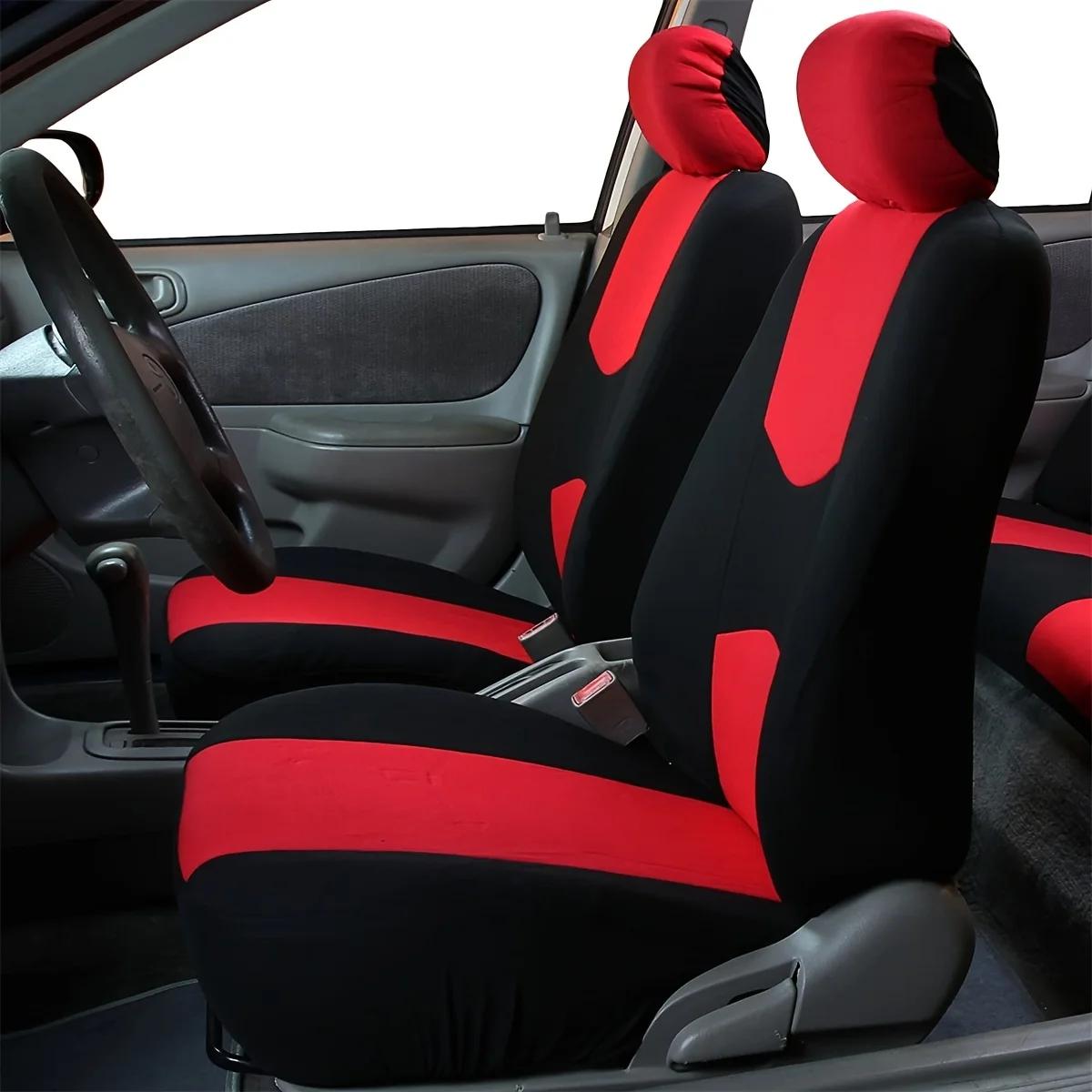 Housse de siège de voiture universelle 5 places avec coussin intérieur - adaptée aux voitures, camions et SUV - durable imperméable et facile à nettoyer