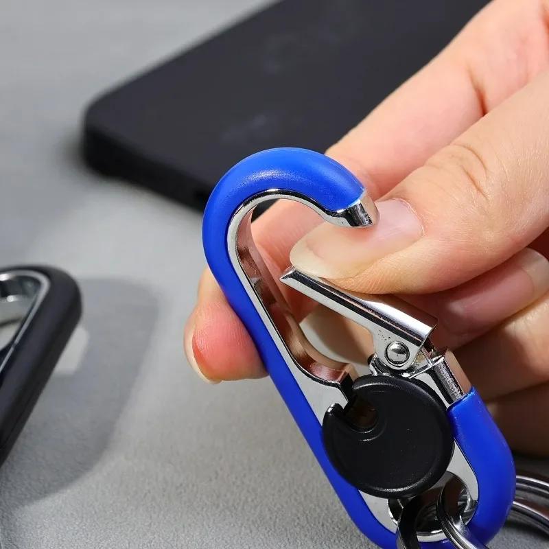 Porte-clés à double anneau pour hommes