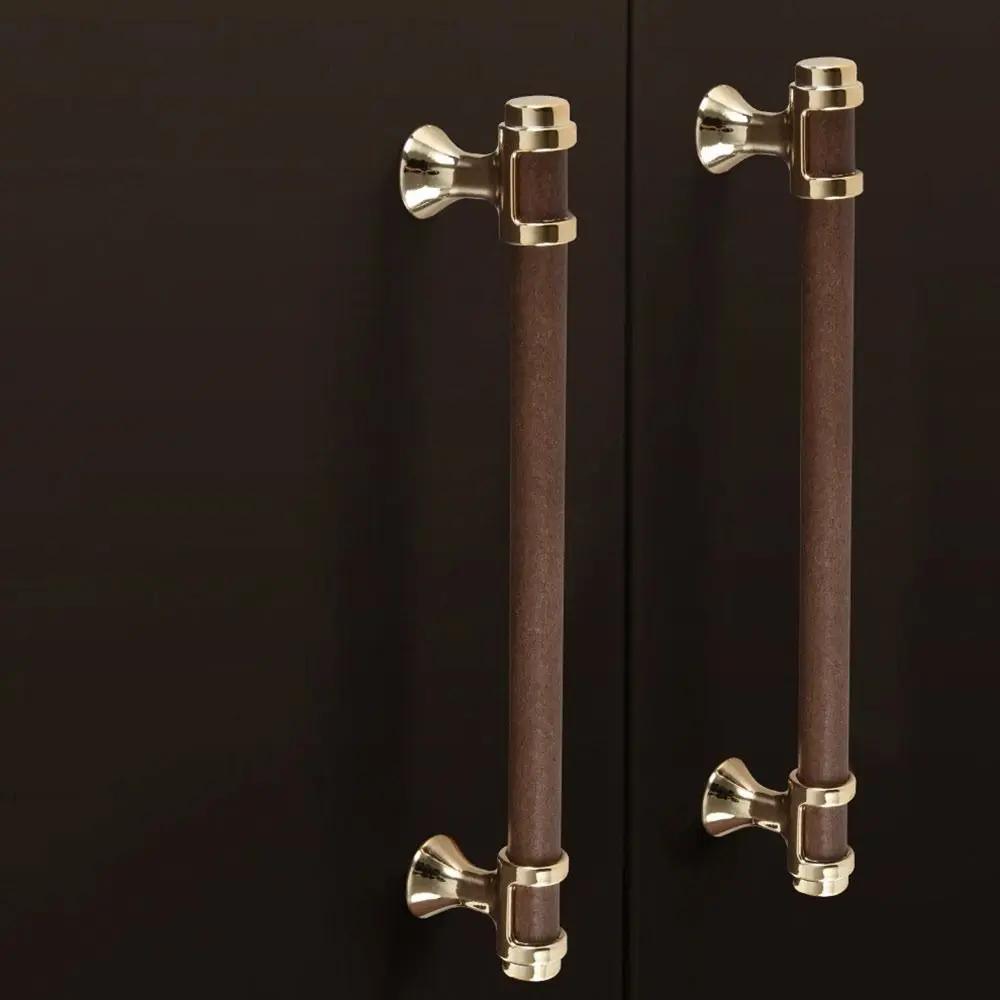 Poignées de porte en bois massif, différentes tailles, poignées multifonctionnelles pour armoires de cuisine, poignées de meubles durables, quincaillerie pour placards