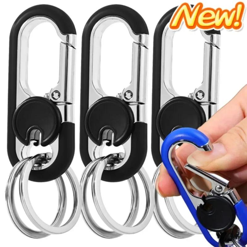 Porte-clés à double anneau pour hommes
