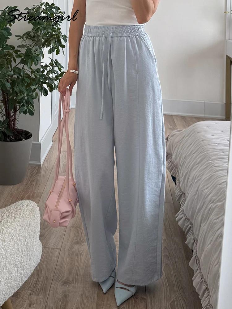 Pantalon d'été en coton pour femmes