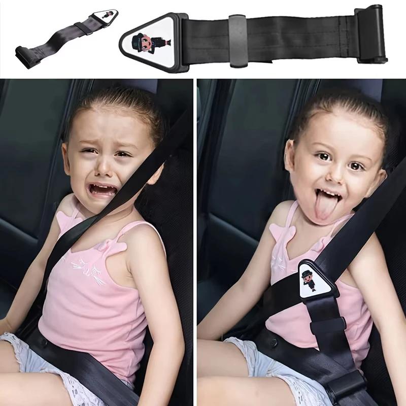 Ceinture de sécurité pour enfant en voiture, empêche le mouvement, fixation réglable, sûre et confortable, siège anti-étranglement, simple et pratique