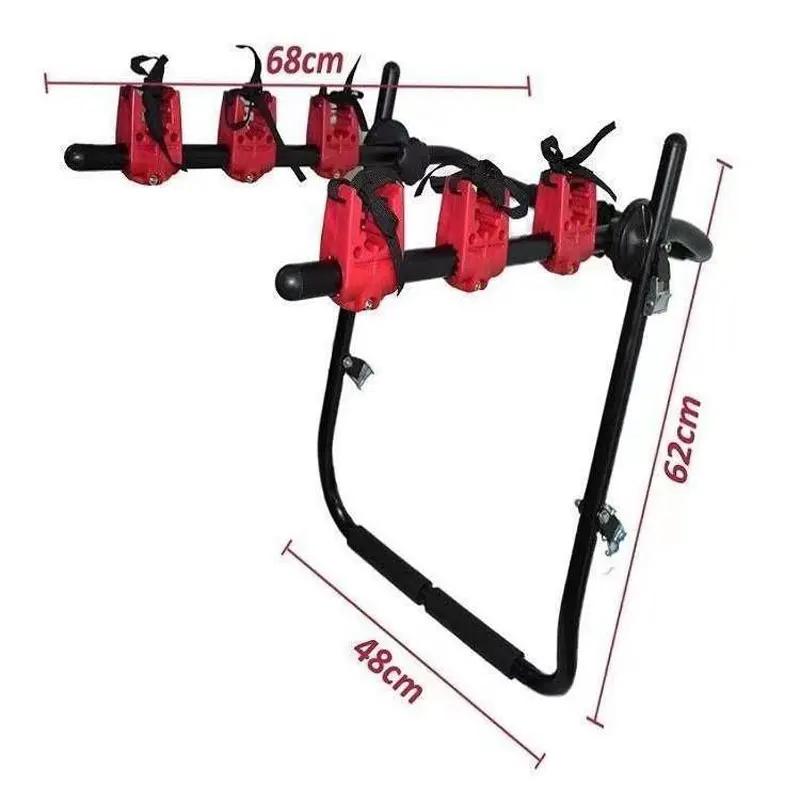 Porte-vélos de voiture en acier pour berline