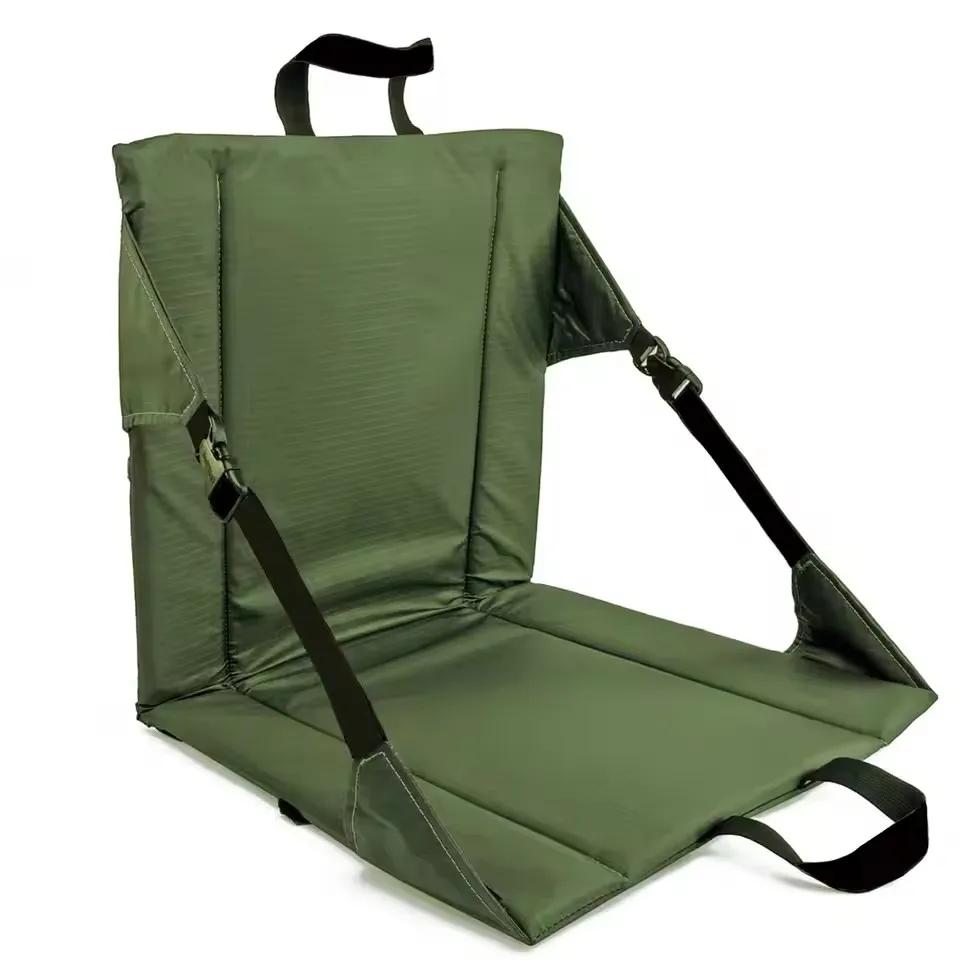 Chaise de siège de stade, coussin de blanchiment avec Support dorsal rembourré, siège de stade inclinable, chaise de stade pliante pour femmes et hommes