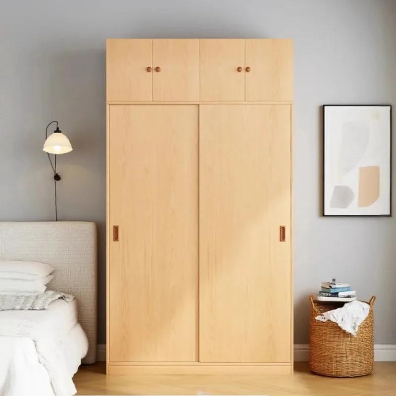 Armoire coulissante de luxe pour chambre à coucher, placard de rangement pour vêtements, meuble de chambre pour adultes