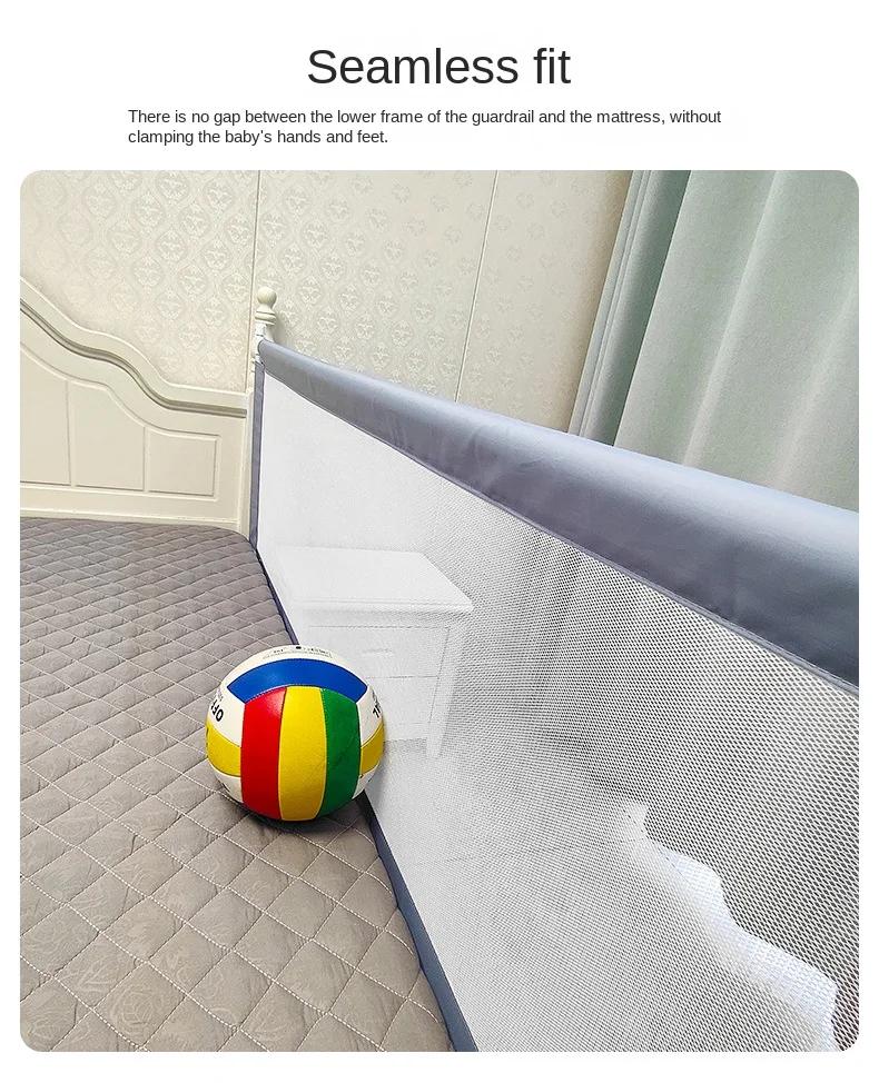 Garde-corps de lit de sécurité pour bébé, 150-200cm, barrière de lit à hauteur réglable, clôture d'activité relevable pour bébé, pare-chocs portables
