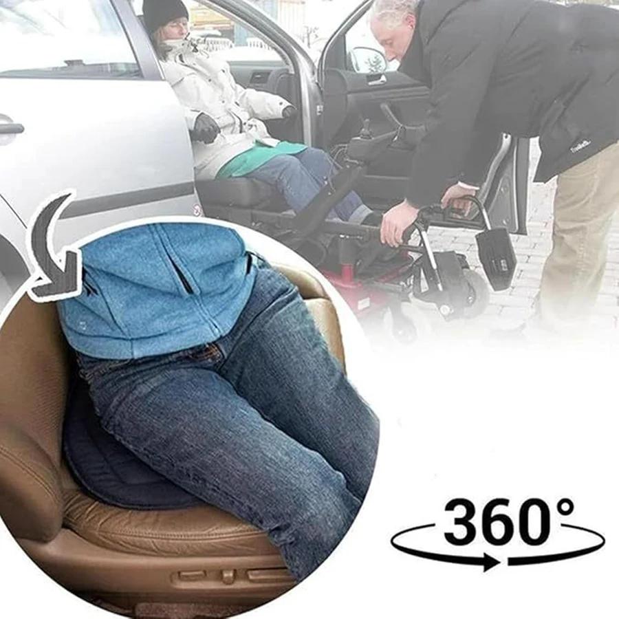 Coussin de siège de voiture rotatif à 360 degrés pour personnes âgées et femmes enceintes