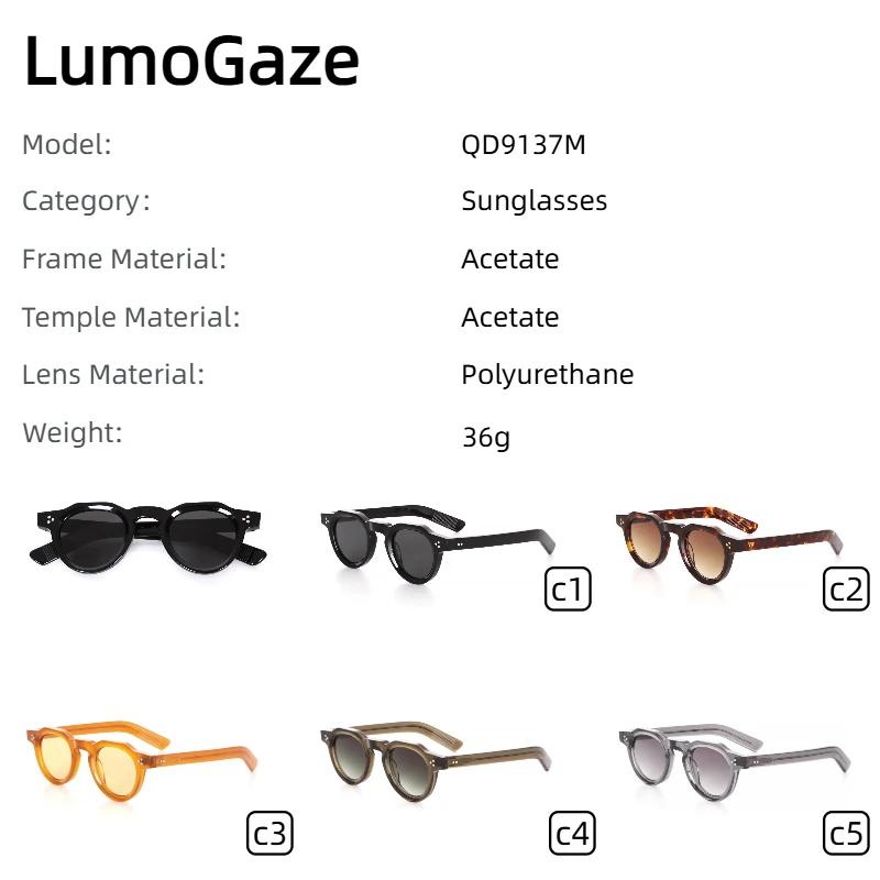 Mode Vintage Rivet Design femmes lunettes de soleil acétate hommes marque de luxe