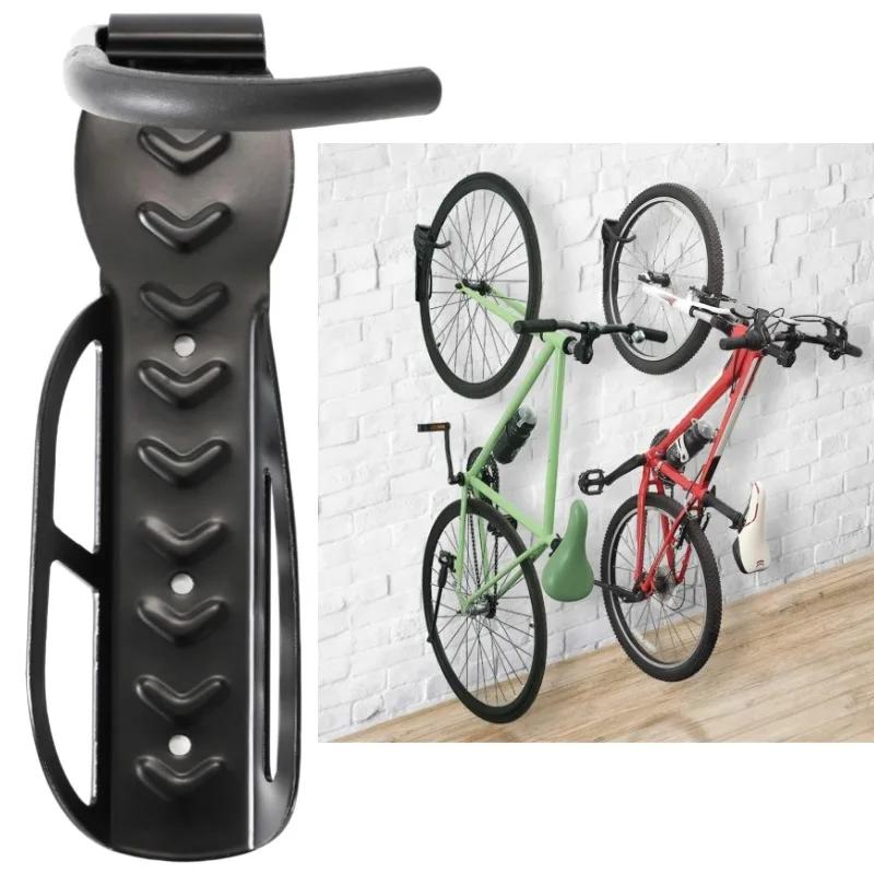 Support mural pliable pour vélo, support de rangement robuste pour vélos de route, de montagne et hybrides, gain de place pour garage