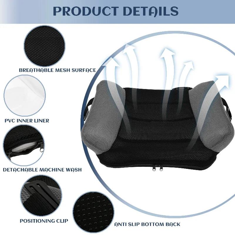 Coussin de siège rehausseur de voiture gonflable